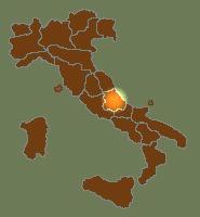 Cartina dell'Italia